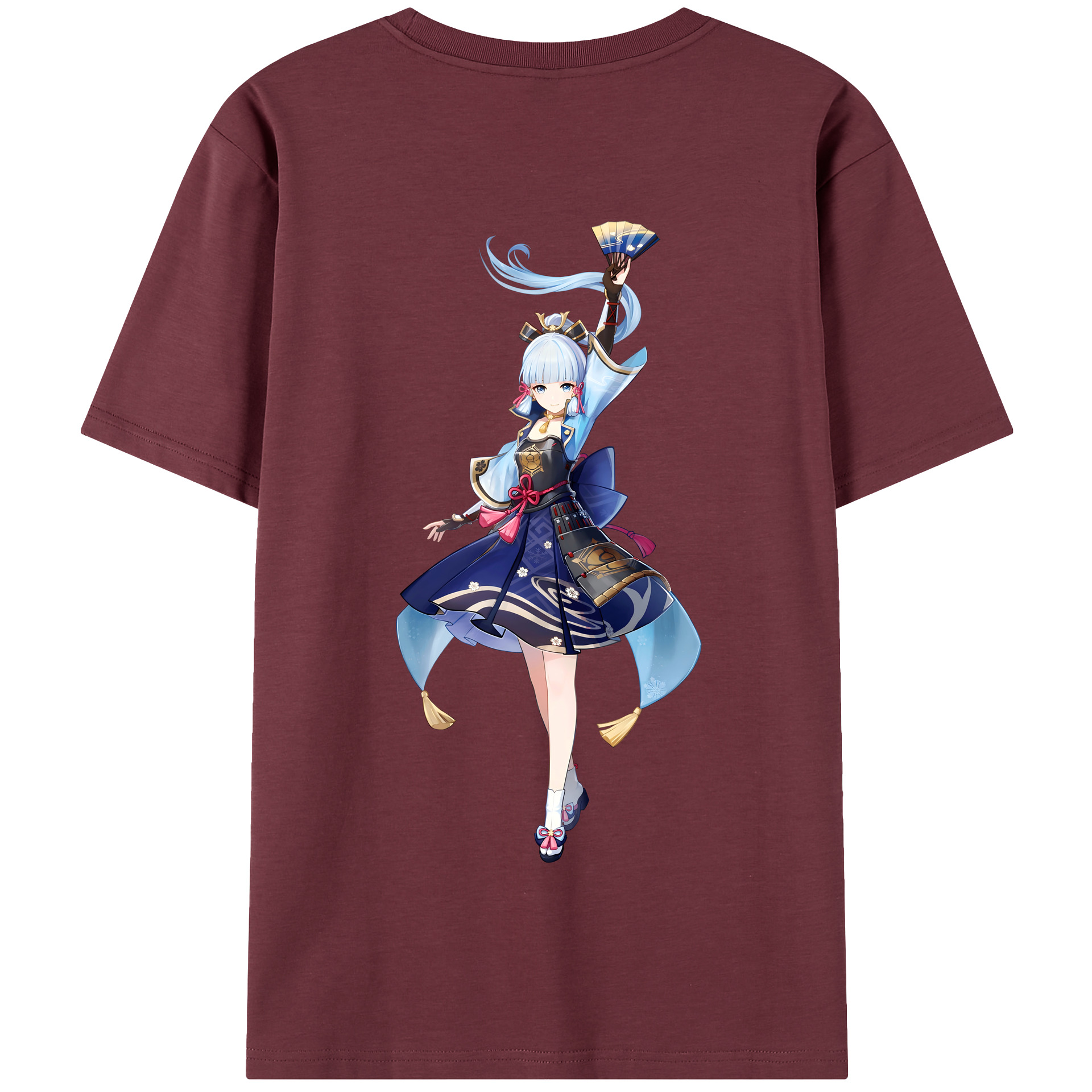 げんし神 神里綾華 神宮寺レン genshin Kamimiya Ren 綿100％半袖Tシャツ（背面プリント）